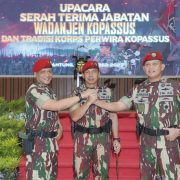 Serah Terima Jabatan Wadanjen Kopassus dari Brigjen TNI Achiruddin kepada Brigjen TNI Yudha Airlangga